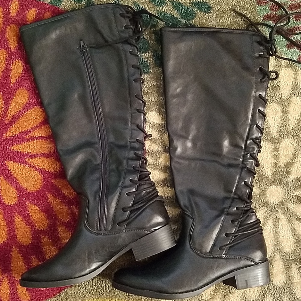 Cherise tall black boots
